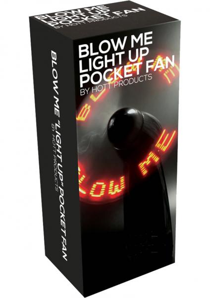 Blow Me Light Up Pocket Fan