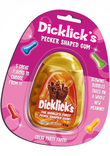 Dicklicks Pecker Shaped Gum Cinnamon