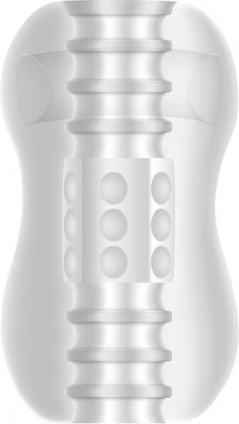 The Crackle Rechargeable Compact Stroker Clear