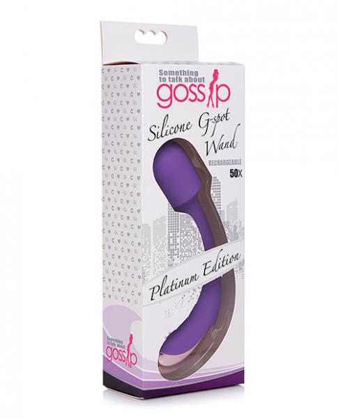 Curve Novelties Gossip G Spot Silicone Wand 50x - Violet