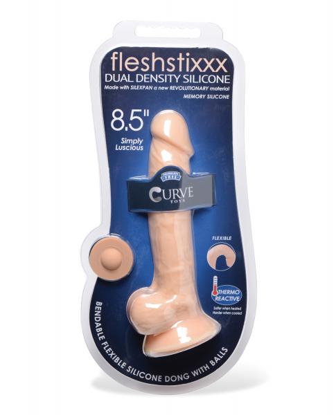Curve Novelties Fleshstixxx 8.5" Dildo W/balls - Flesh