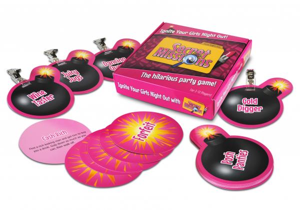 Secret Missions Girls Night Out Party Game