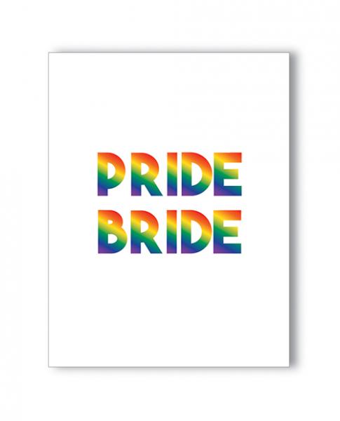 Pride Bride Naughty Greeting Card
