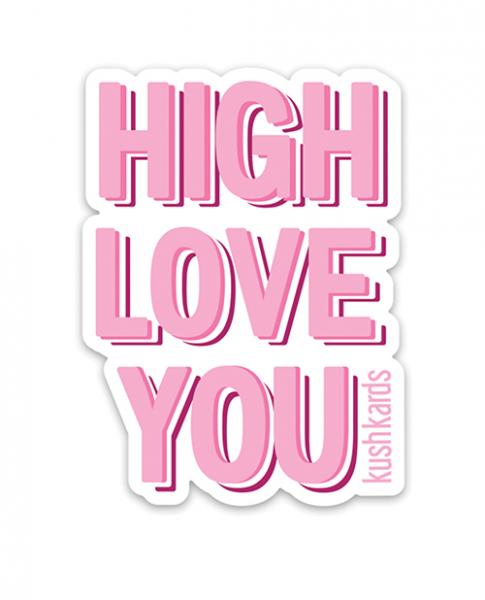 High Love Naughty Sticker - Pack Of 3
