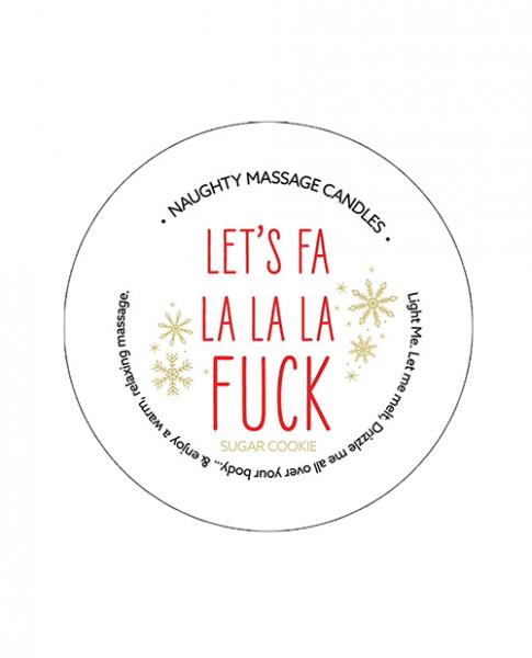 Kama Sutra Mini Massage Holiday Candle - 1.7 Oz Let's Fa La La