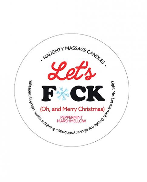 Kama Sutra Mini Massage Holiday Candle - 1.7 Oz Let's Fck