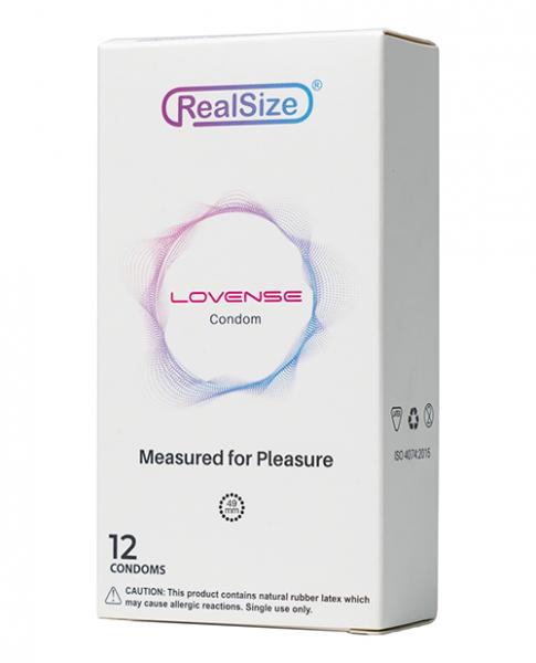 Lovense Realsize 49mm Condoms - Box Of 12