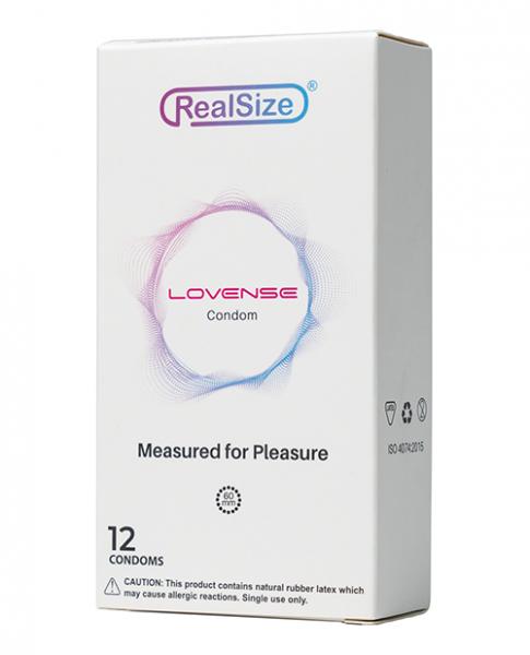 Lovense Realsize 60mm Condoms - Box Of 12