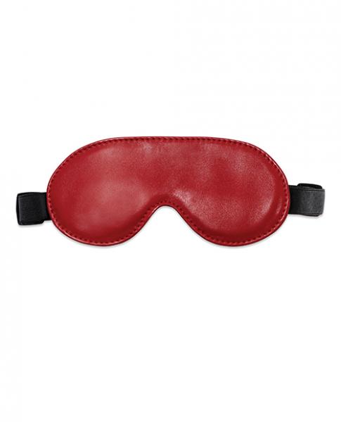 sultra Leather Blindfold - Red