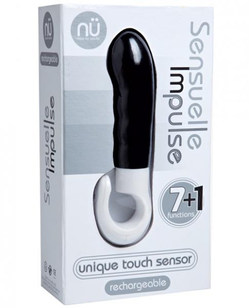 Sensuelle Impulse 7+1 Functions Slimline Vibrator Black