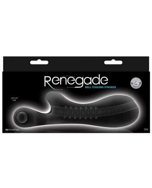Renegade Ball Tugging Stroker Black