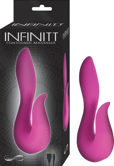 Infinitt Contoured Massager Pink Vibrator