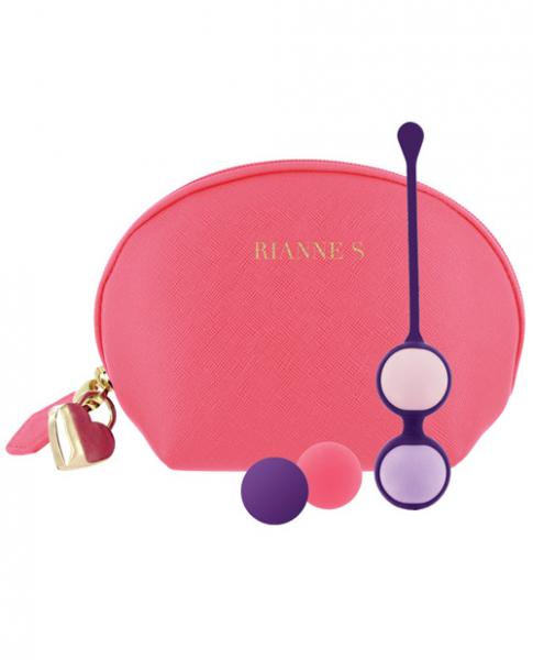 Rianne S Pussy Playballs with Cosmetic Case Coral Rose