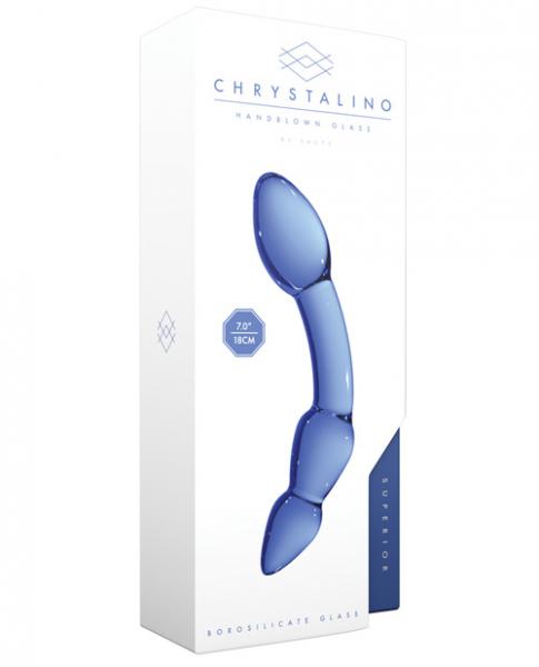 Chrystalino Superior Blue Glass Wand