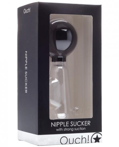 Ouch Nipple Sucker Strong Suction Black