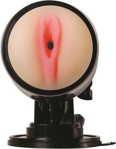 Adam's Turbo Dual Stroker Mouth, Vagina Beige