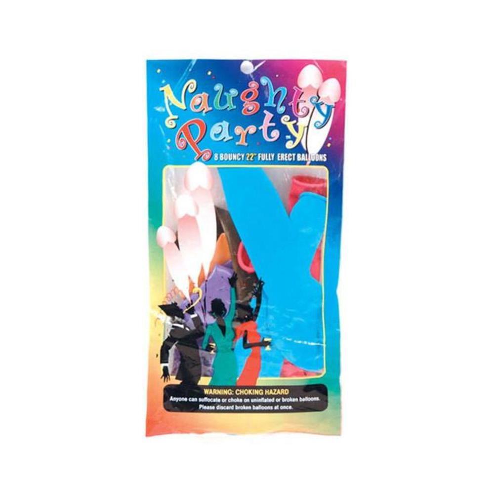 Naughty Penis Balloons (8 Pack)