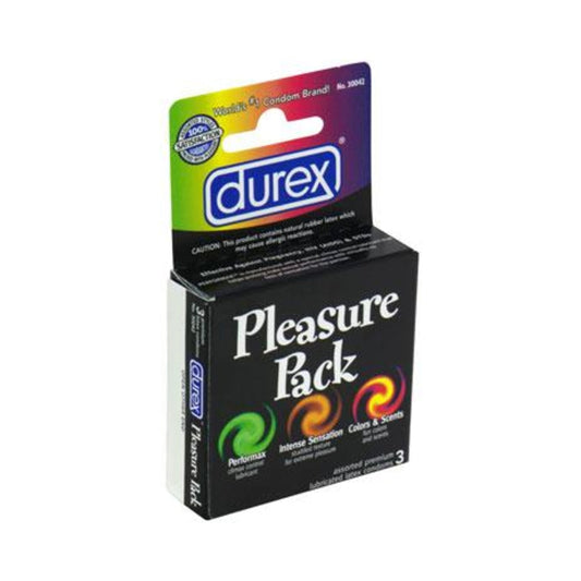Durex Pleasure Pack 3 Pack Condoms