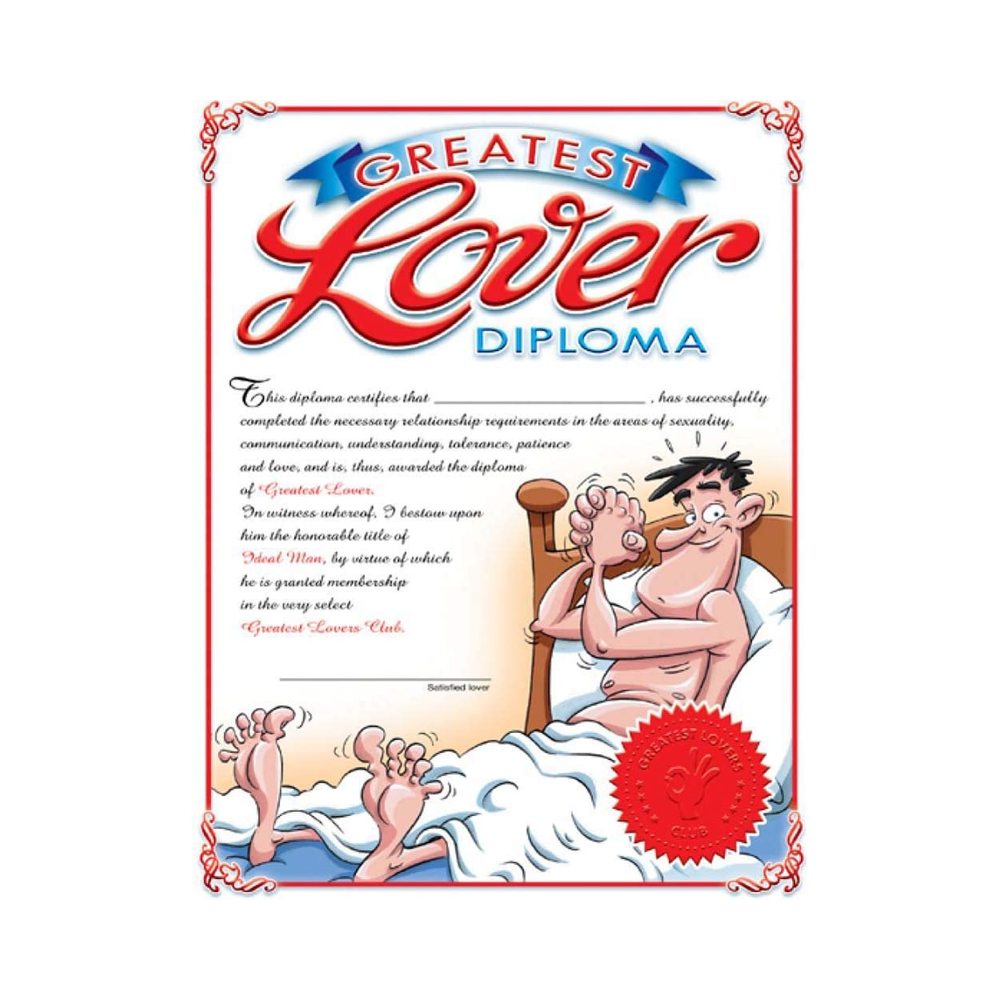 Greatest Lover Diploma (Male)