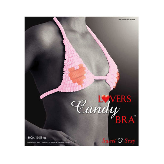 Lover's Candy Bra Heart Red, Pink