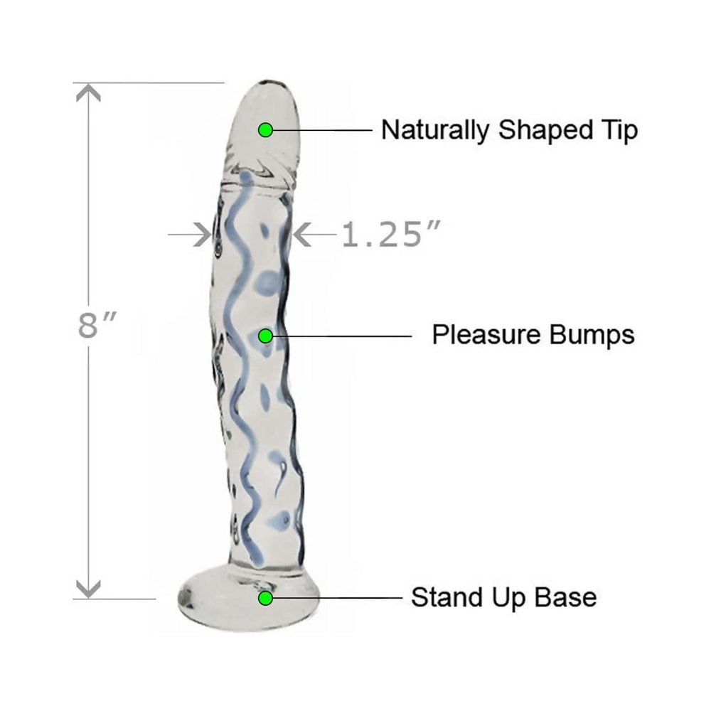 Glass Gem Dildo (emerald)