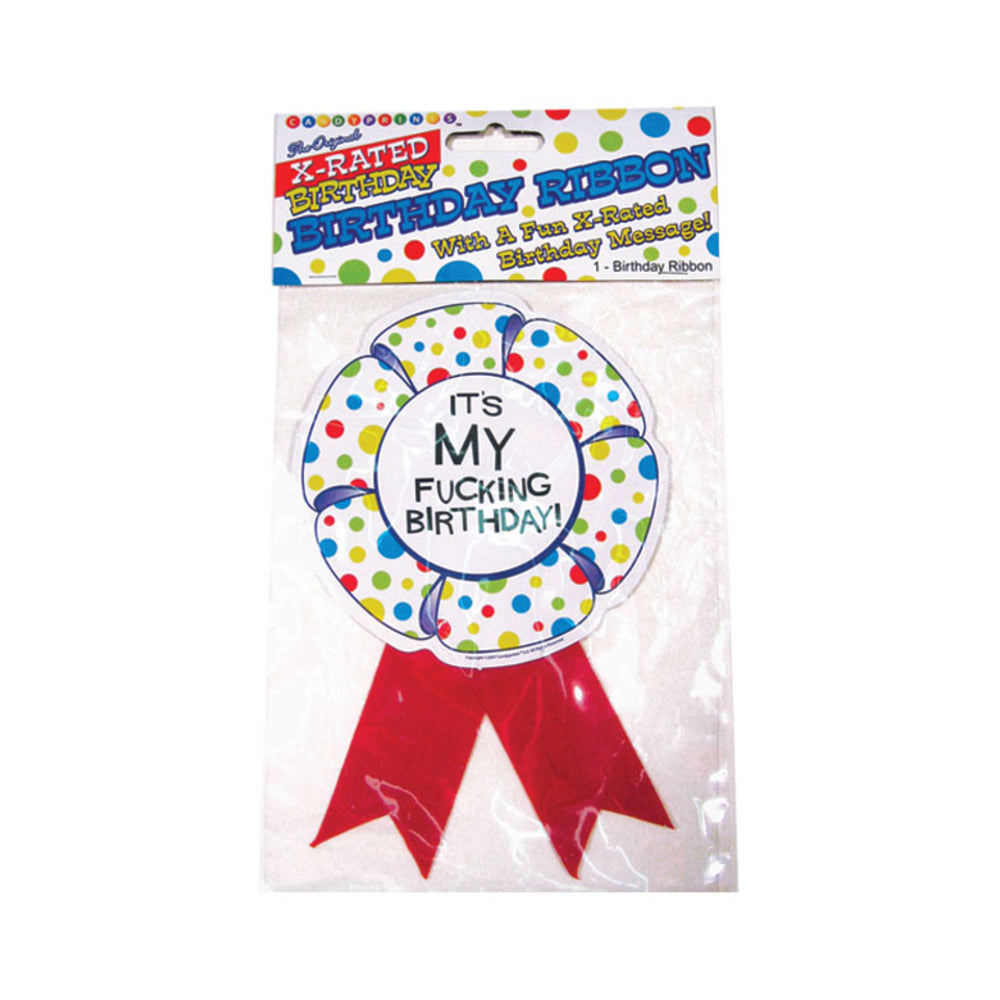 Happy Fucking Birthday Ribbon