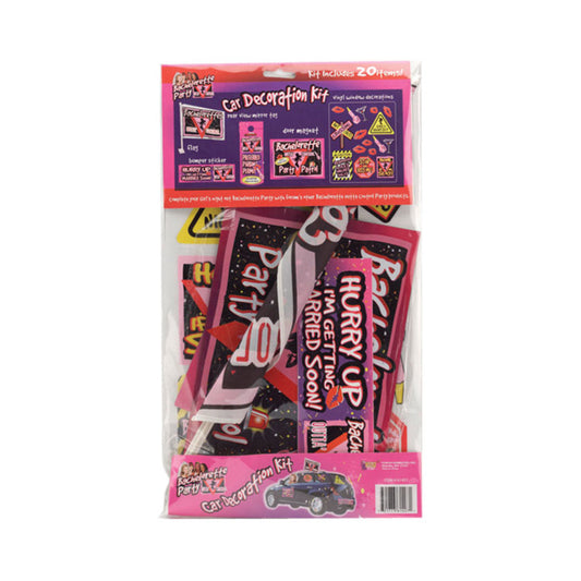 Bachelorette Car Decoration Kit