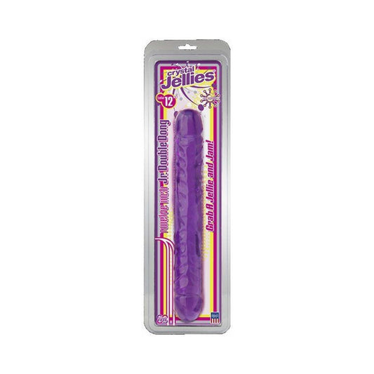 Jellies Jr 12" Double Dong - Purple