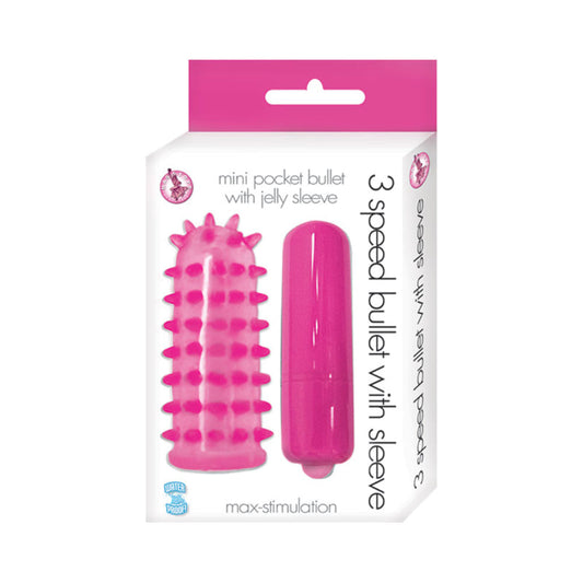 Mini Pocket Bullet Vibrator With Jelly Sleeve