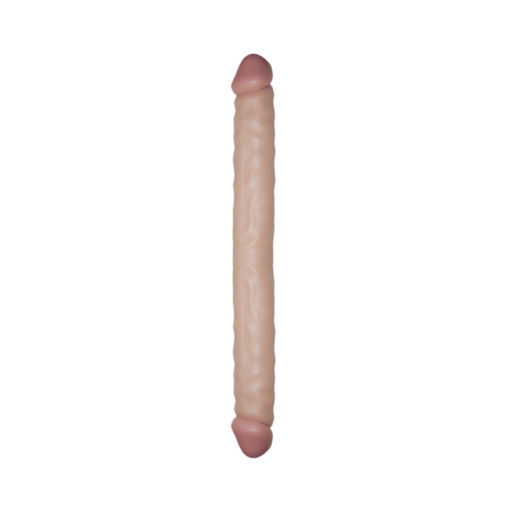 Real Skin All American Whoppers Double Dong 18" - Beige
