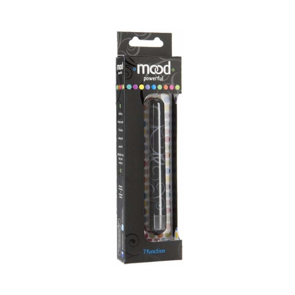 Mood - Powerful - Large Black 7 Function Bullet
