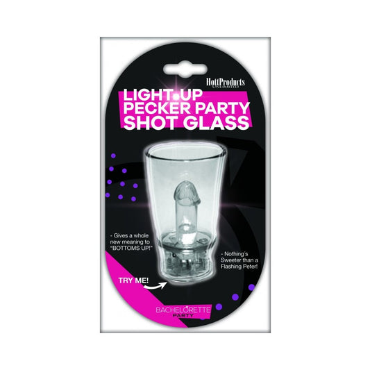 Light Up Pecker Party Shot Glass W/convenient Hang-string