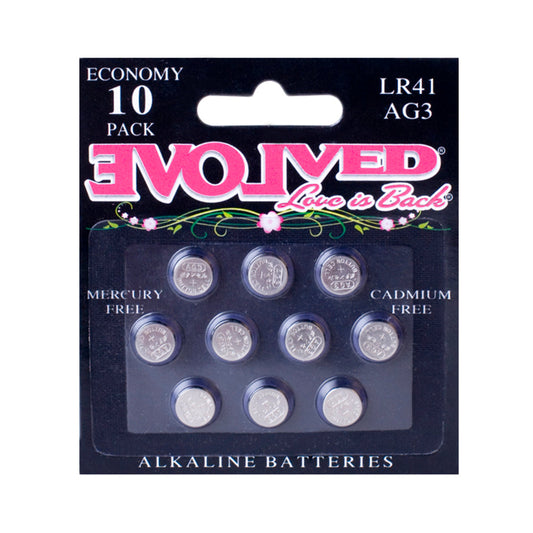 Evolved LR44 Batteries 10 Pack