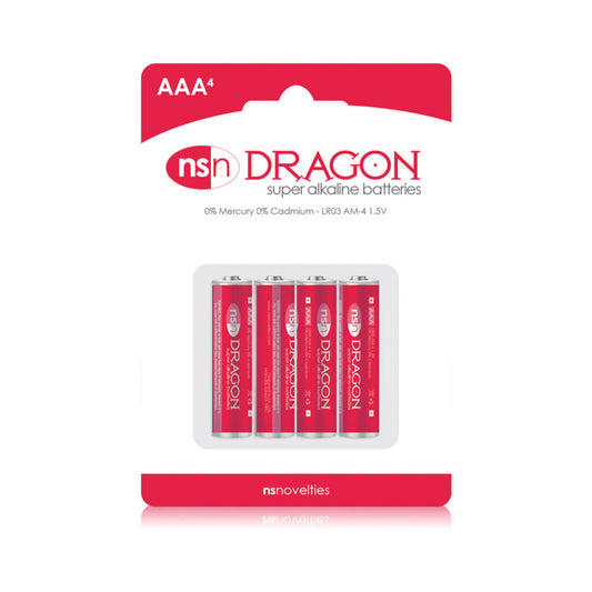 Dragon Alkaline Batteries Size AAA 4 Pack