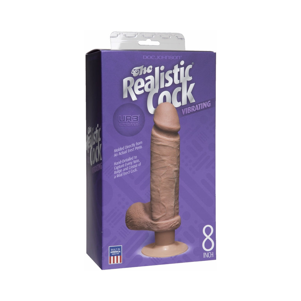 The Vibro Realistic Cock UR3 Vibrator 8 Inch