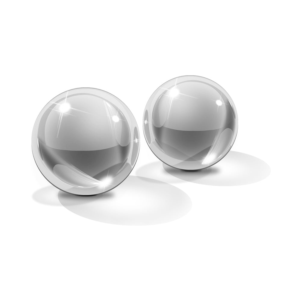 Icicles No 41 Small Glass Ben Wa Balls Clear