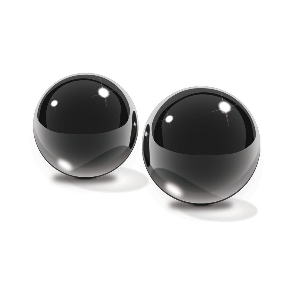 Fetish Fantasy Ltd. Ed. Small Black Glass Ben-wa Balls