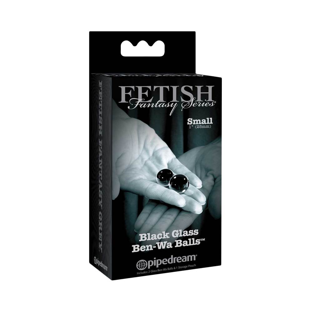 Fetish Fantasy Ltd. Ed. Small Black Glass Ben-wa Balls