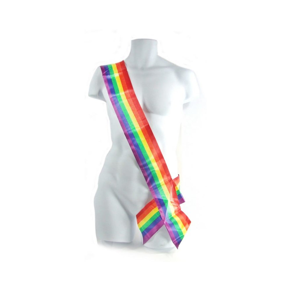Gaysentials Rainbow Sash O/S