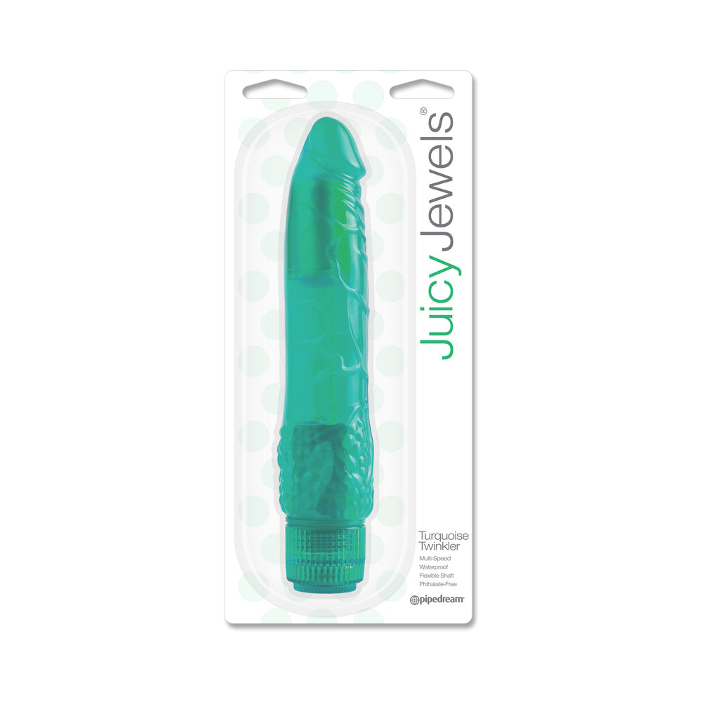 Juicy Jewels Turquoise Twinkler Green Vibrator