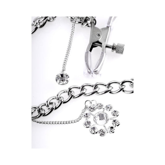 Fetish Fantasy Crystal Nipple Clamps