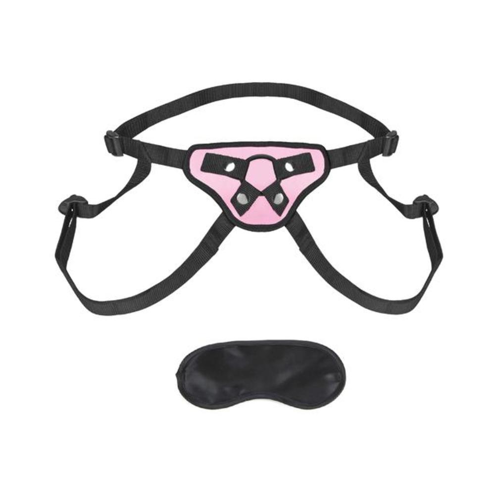 Lux Fetish Pretty In Pink Strap On Harness