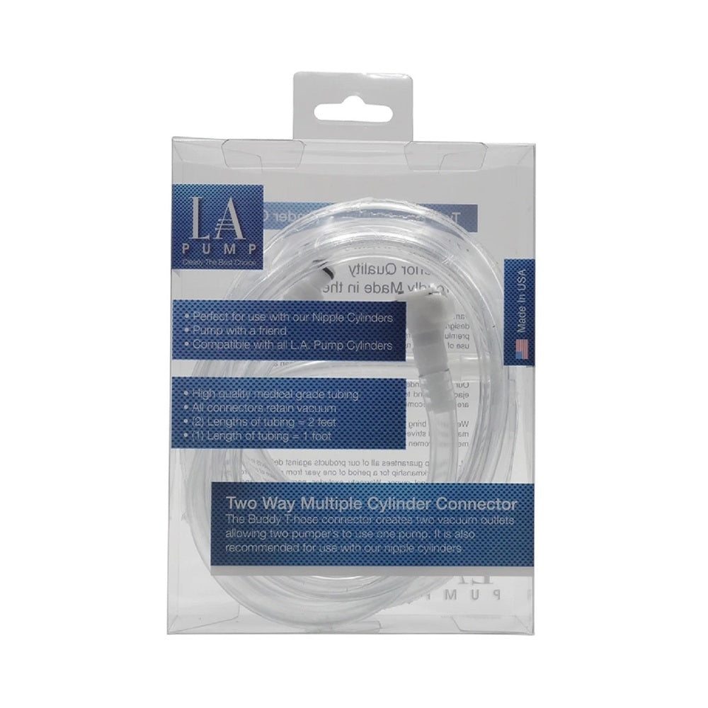 LA Pump Buddy T Hose Connector