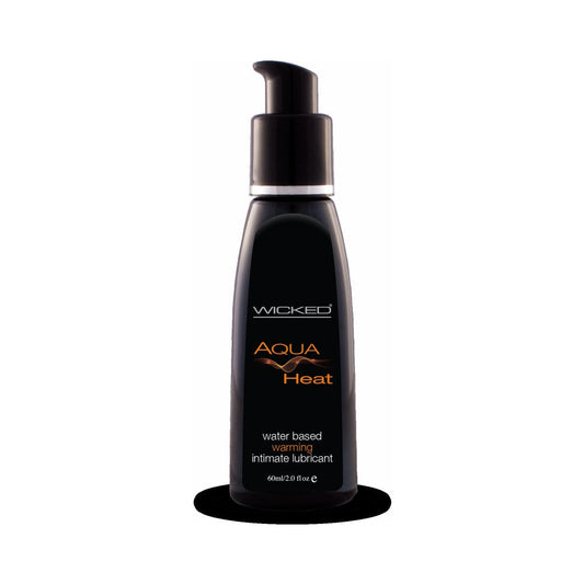 Wicked Aqua Heat Waterbased Warming Sensation Lubricant 2oz.