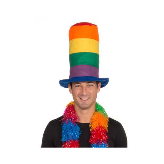 Rainbow Tall Hat