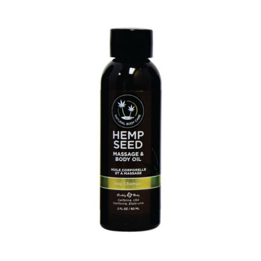 Earthly Body Massage Oil Nag Champa 2oz