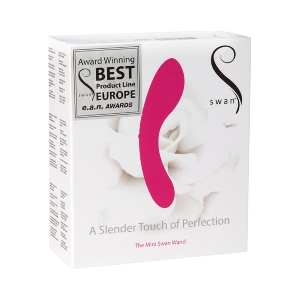 Mini Swan Wand 4.75 inches Pink Vibrator