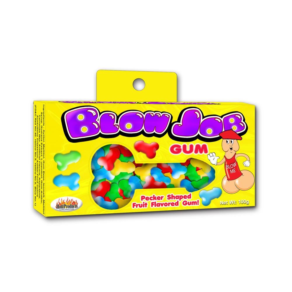Blow Job Pecker Shaped Bubble Gum Fruit Flavored 3.5oz
