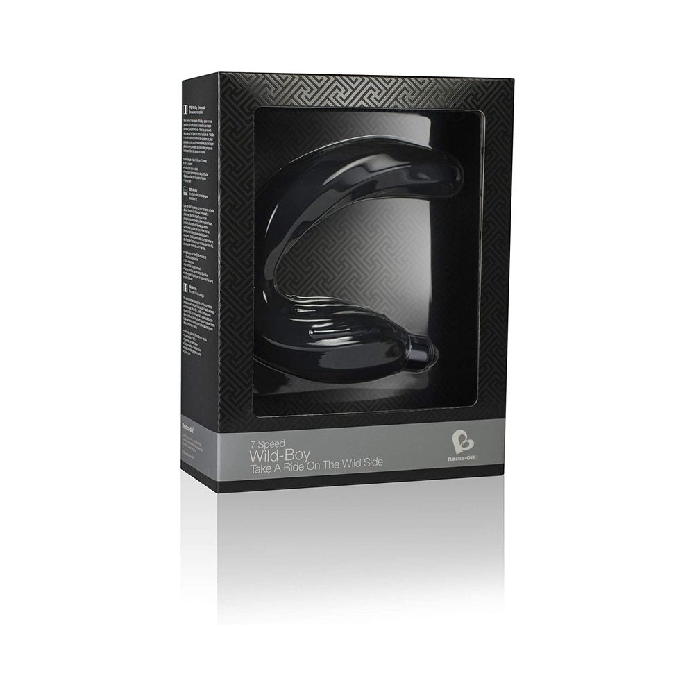 Wild Boy 7 Silicone P Spot Vibe Black
