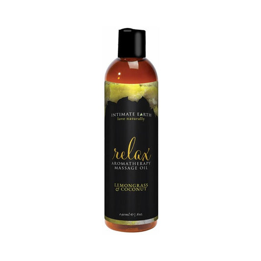 Intimate Earth Relax Massage Oil 8oz